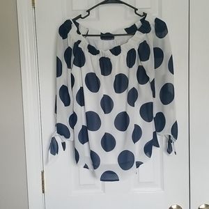 Polka dot top